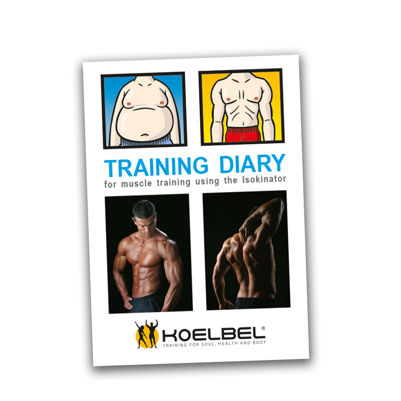 Isokinator-Training-Diary-800 with training diary for result controll