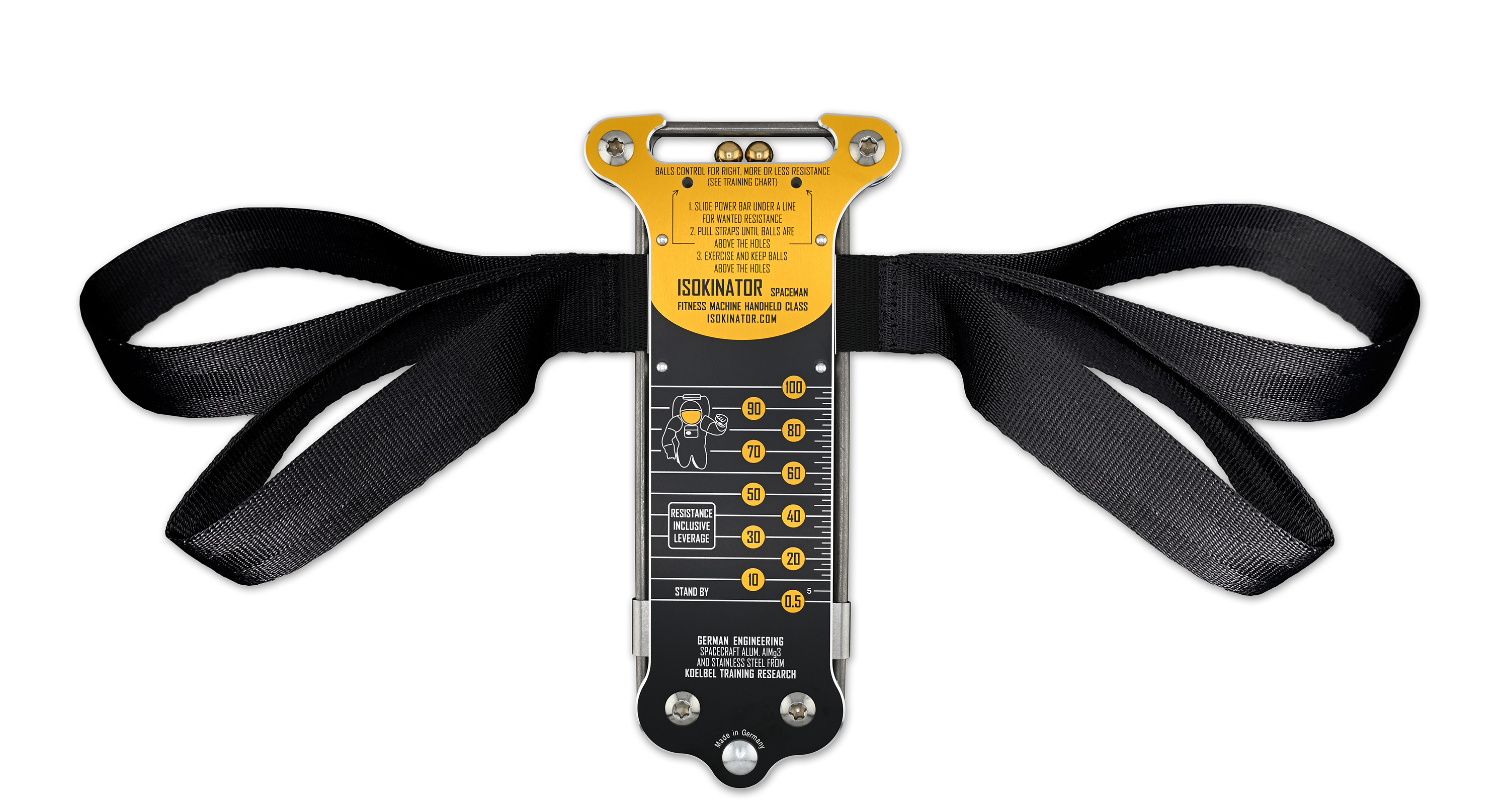 Isokinator Spaceman mit 100 Kilo Widerstand Isokinator Spaceman with 100 Kilo resistance